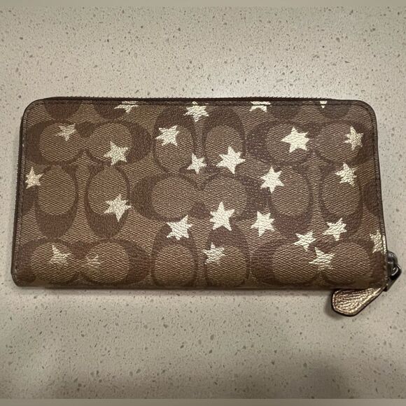 Coach star accordion wallet f39085 - Picture 2 of 4